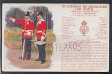 Load image into Gallery viewer, Military Postcard - The Oxfordshire and Buckinghamshire Light Infantry - History and Traditions - Mo’s Postcards 
