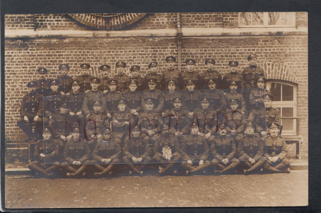 Military Postcard - Group of British Soldiers - Mo’s Postcards 