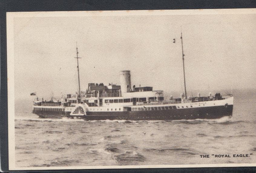 Shipping Postcard - The "Royal Eagle" Pleasure Steamer - Mo’s Postcards 