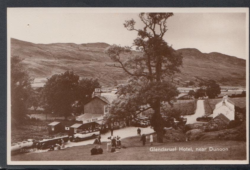 Scotland Postcard - Glendaruel Hotel, Near Dunoon - Mo’s Postcards 