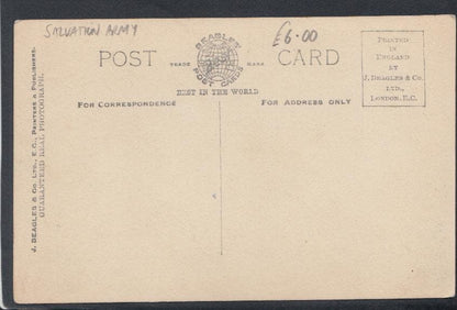 Salvation Army Postcard - Lt Colonel & Mrs Deans - Mo’s Postcards 