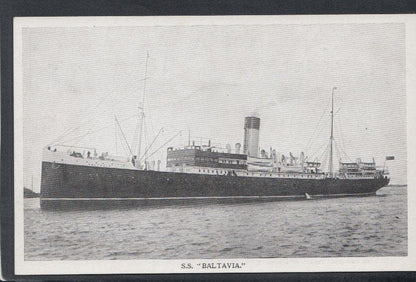 Shipping Postcard - S.S."Baltavia"- United Baltic Corporation Ltd - Mo’s Postcards 