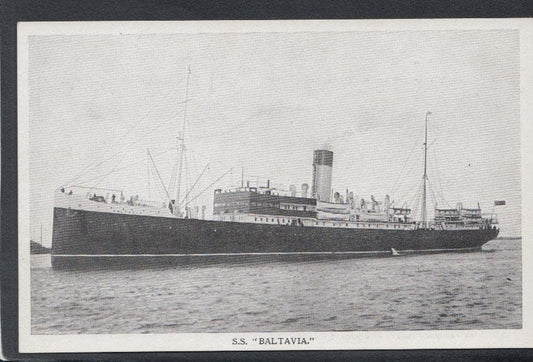 Shipping Postcard - S.S."Baltavia"- United Baltic Corporation Ltd - Mo’s Postcards 