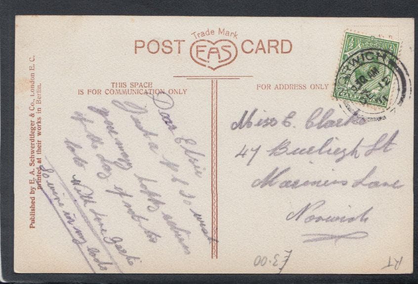 Fox Hunting Postcard - A Hunting We Will Go, 1911 - Mo’s Postcards 