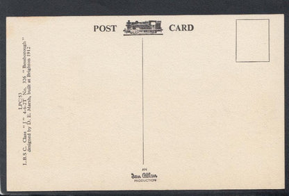 Railway Postcard - Trains -  L.B.S.C.Class "J" 4-6-2T No 36 "Bessborough" - Mo’s Postcards 