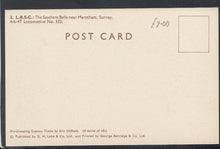 Load image into Gallery viewer, Railway Postcard - Trains - L.B.S.C. The Southern Belle Near Merstham, Surrey 4-6-4T Locomotive No 332 - Mo’s Postcards 
