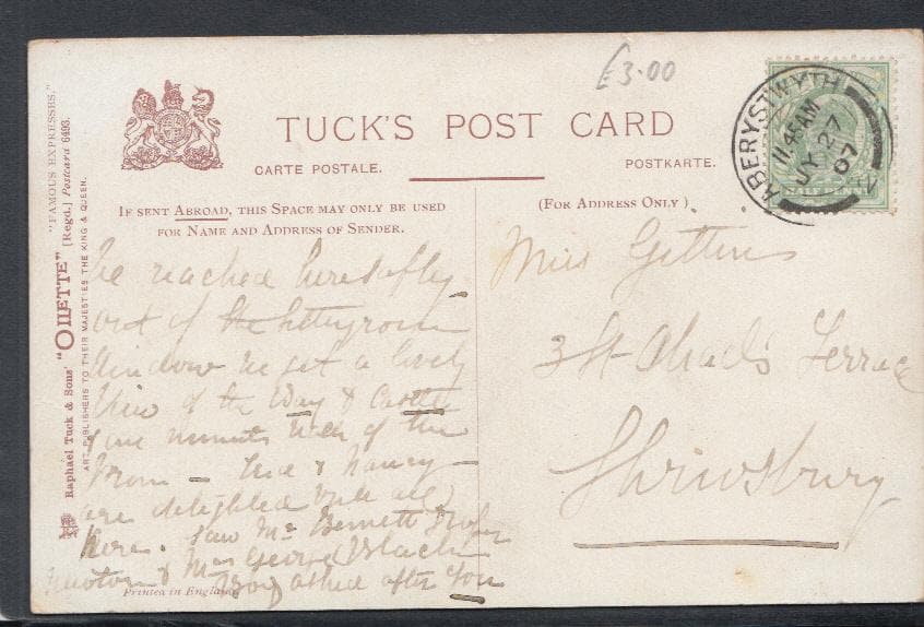 Railway Postcard - Trains - "Leeds Express" Near Hendon, 1907 - Mo’s Postcards 
