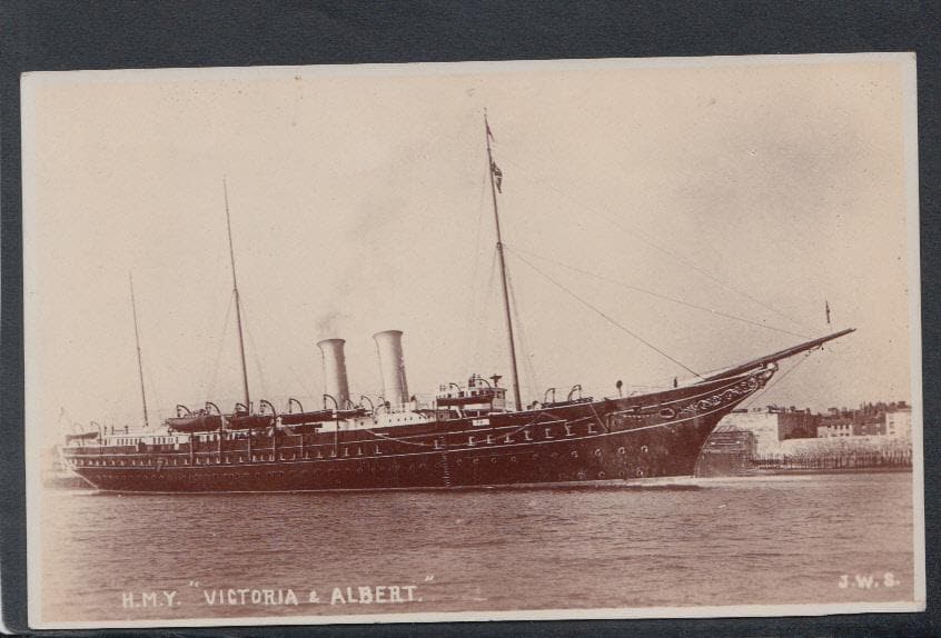 Shipping Postcard - H.M.Y "Victoria and Albert" - Mo’s Postcards 