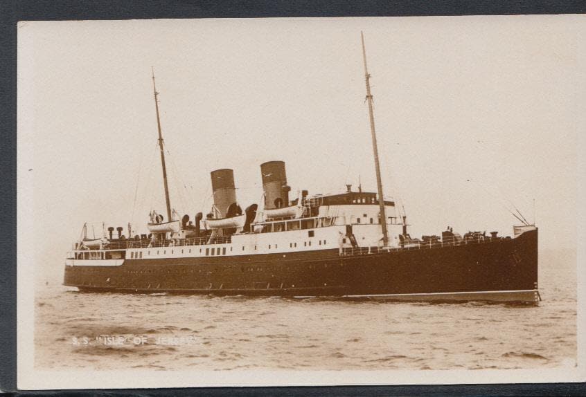 Shipping Postcard - S.S."Isle of Jersey" - Mo’s Postcards 