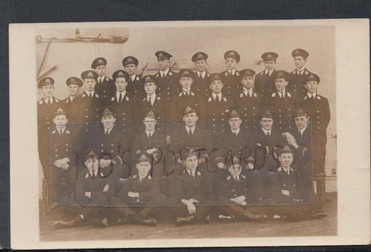 Military Postcard - Naval - Group of Midshipmen of H.M.S.Resolution - Mo’s Postcards 