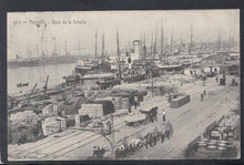 Load image into Gallery viewer, France Postcard - Marseille - Quai De La Joliette, 1908 - Mo’s Postcards 
