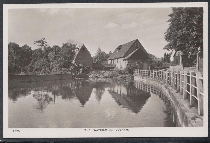 Surrey Postcard - The Water Mill, Cobham - Mo’s Postcards 