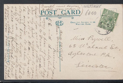Wiltshire Postcard - Manor House, Bulford, 1917 - Mo’s Postcards 
