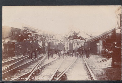 Wiltshire Postcard - Railway Accident at Salisbury, June 1906 - Mo’s Postcards 
