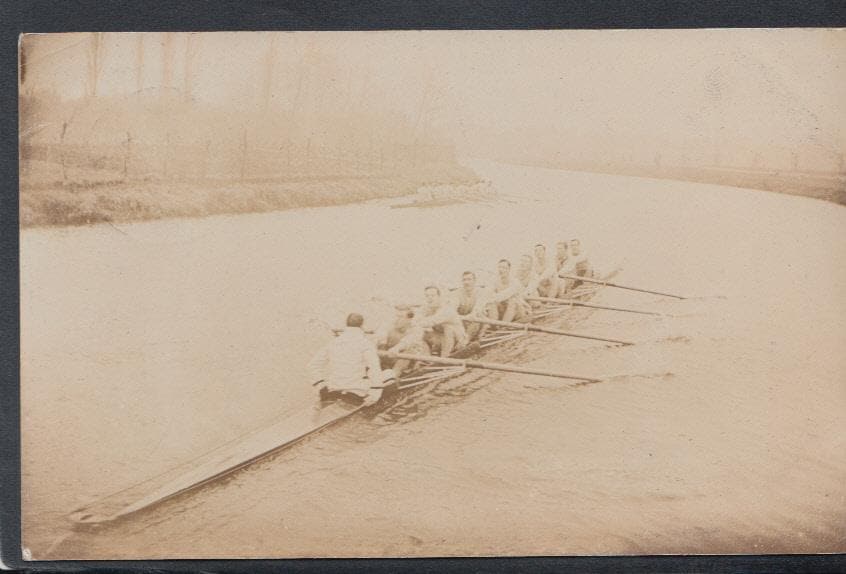Sports Postcard - Cambridge Rowing Crew, 1907 - Mo’s Postcards 
