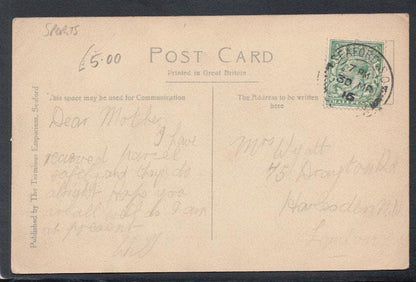 Sports Postcard - Seafield Golf Links, Northern Section, 1916 - Mo’s Postcards 