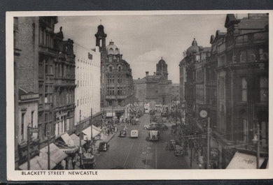 Northumberland Postcard - Blackett Street, Newcastle - Mo’s Postcards 
