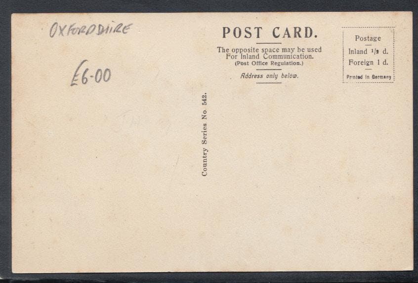 Oxfordshire Postcard - Church Street, Longworth - Mo’s Postcards 