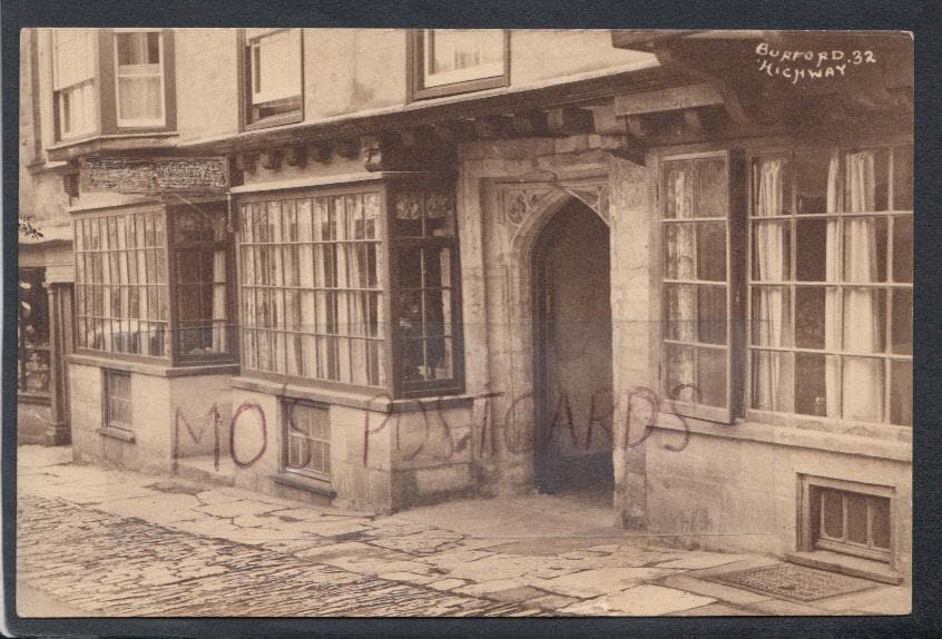 Oxfordshire Postcard - Burford Highway - Mo’s Postcards 