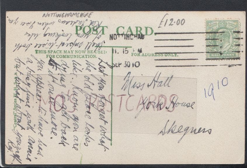 Nottinghamshire Postcard - Long Row, Nottingham, 1910 - Mo’s Postcards 