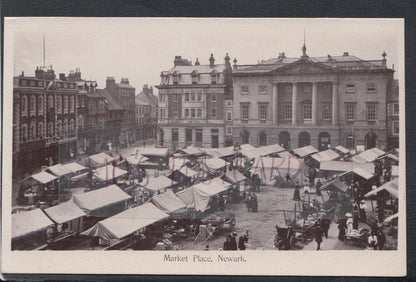 Nottinghamshire Postcard - Market Place, Newark - Mo’s Postcards 