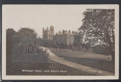 Lancashire Postcard - Worsley Hall From South West - Mo’s Postcards 