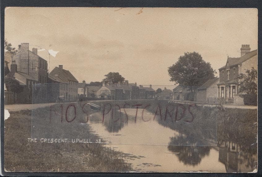 Norfolk Postcard - The Crescent, Upwell, 1912 - Mo’s Postcards 