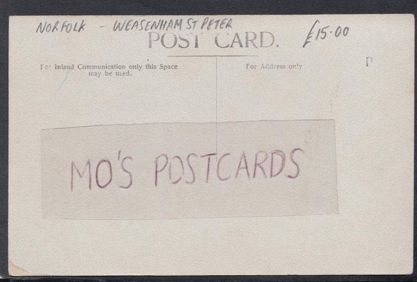 Norfolk Postcard - Weasenham St Peter Village - Mo’s Postcards 