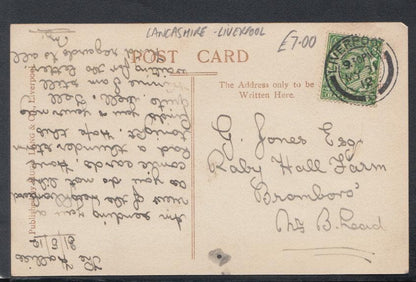 Lancashire Postcard - Greetings From Gateacre, 1912 - Mo’s Postcards 