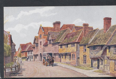 Sussex Postcard - Church Street, Steyning - Artist A.R.Quinton - Mo’s Postcards 