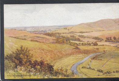 Sussex Postcard - Hindover Hill, Near Seaford - Artist A.R.Quinton, 1943 - Mo’s Postcards 
