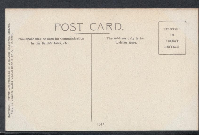 Surrey Postcard - View of Dorking - Artist A.R.Quinton - Mo’s Postcards 