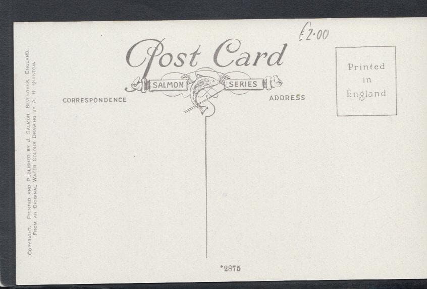 Suffolk Postcard - Oulton Broad - Artist A.R.Quinton - Mo’s Postcards 