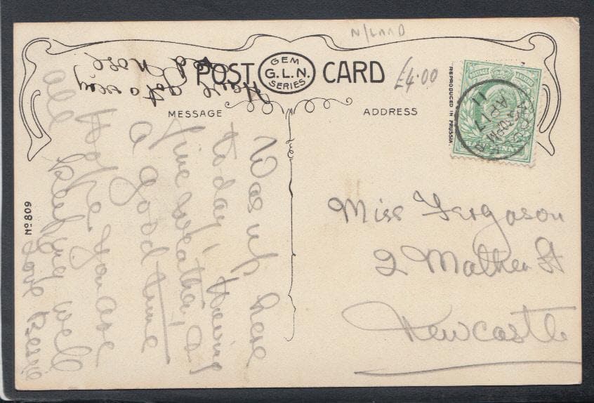 Northumberland Postcard - Humbleton Hill, Wooler, 1911 - Mo’s Postcards 