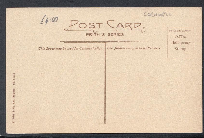 Cornwall Postcard - Falmouth, Pennance - Mo’s Postcards 
