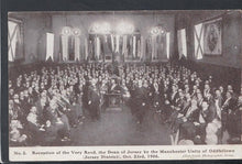 Load image into Gallery viewer, Channel Islands Postcard - Reception of The Very Revd, The Dean of Jersey By Manchester Unity of Oddfellows, 1906 - Mo’s Postcards 
