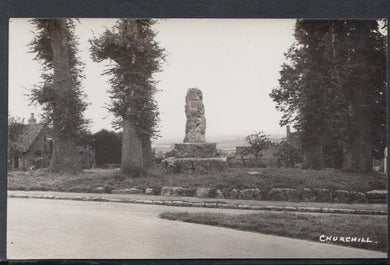 Oxfordshire Postcard - Memorial, Churchill Village - Mo’s Postcards 