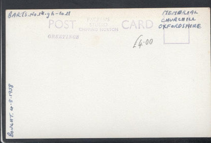 Oxfordshire Postcard - Memorial, Churchill Village - Mo’s Postcards 