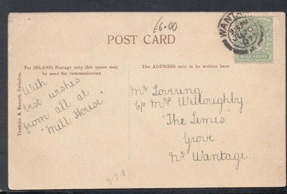 Berkshire Postcard - South View, Lockinge, 1907 - Mo’s Postcards 