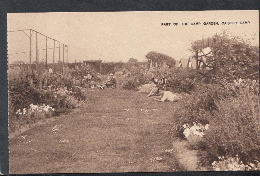 Norfolk Postcard - Part of The Camp Garden, Caister Camp - Mo’s Postcards 