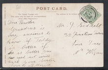 Load image into Gallery viewer, Shipping Postcard - Artist View of Sail Boats on a Rough Sea, 1906 - Mo’s Postcards 
