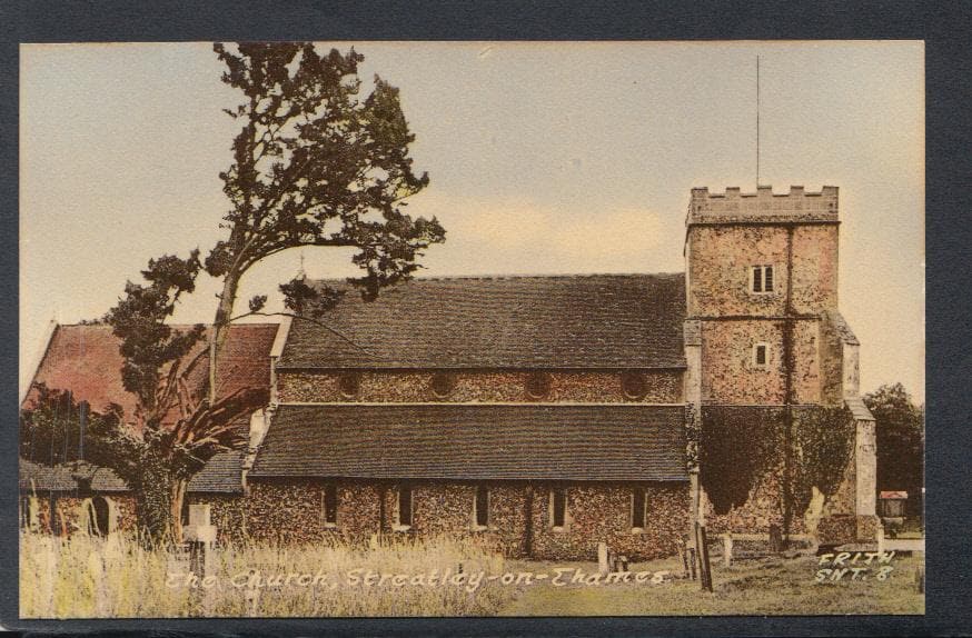 Berkshire Postcard - The Church, Streatley-On-Thames - Mo’s Postcards 