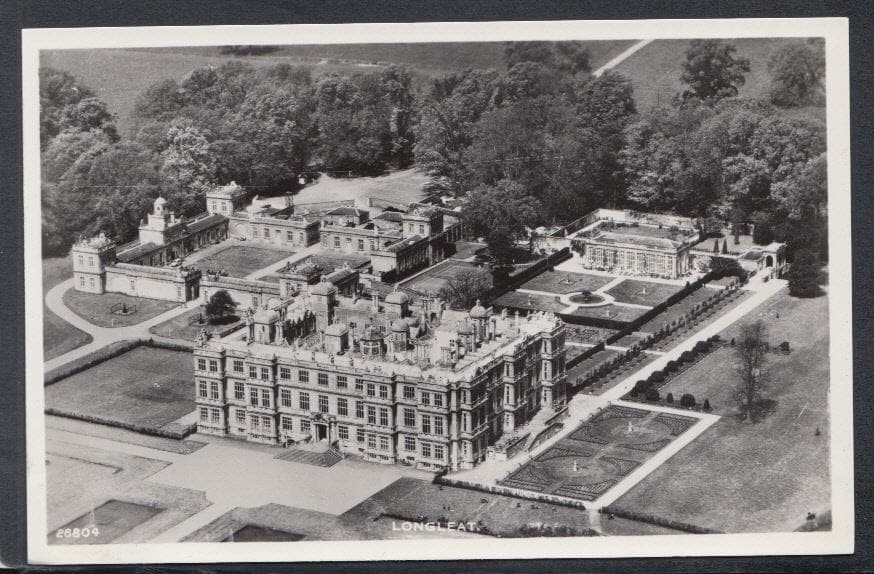 Somerset Postcard - Aerial View of Longleat House - Mo’s Postcards 