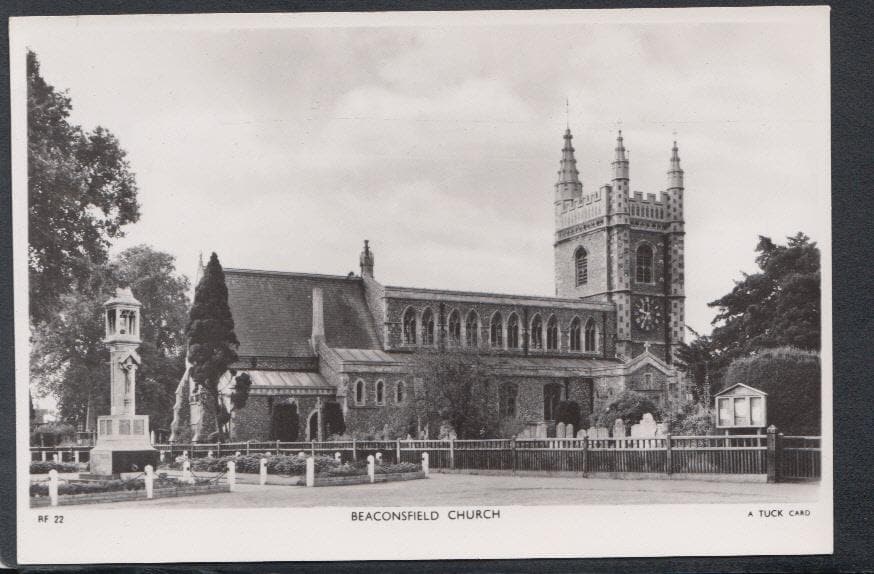 Buckinghamshire Postcard - Beaconsfield Church - Mo’s Postcards 