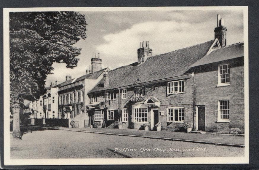 Buckinghamshire Postcard - Puffins Tea Shop, Beaconsfield - Mo’s Postcards 