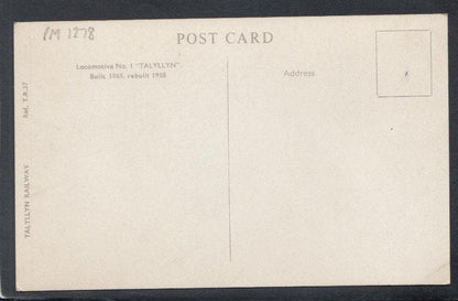 Railways Postcard - Talyllyn Railway - Locomotive No 1 "Talyllyn" - Mo’s Postcards 