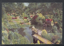 Load image into Gallery viewer, Buckinghamshire Postcard - The Lake and Pier, Bekonscot Model Village, Beaconsfield - Mo’s Postcards 
