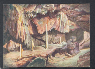 Devon Postcard - Famous Stalagmite, Kents Cavern, Torquay - Mo’s Postcards 