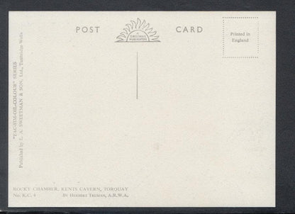 Devon Postcard - Rocky Chamber, Kents Cavern, Torquay - Mo’s Postcards 