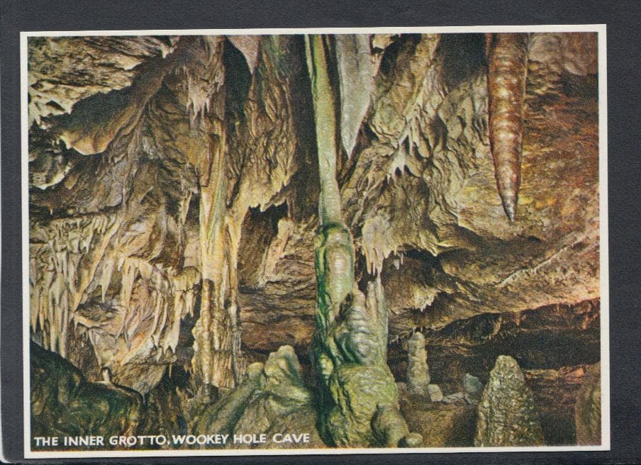 Somerset Postcard - The Inner Grotto, Wookey Hole Cave - Mo’s Postcards 
